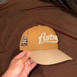 New Era Tan Astros Hatclub 7 1/8